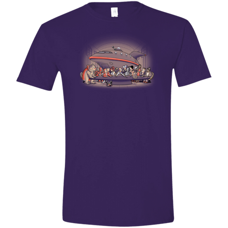 T-Shirts Purple / S Future Dinner Men's Semi-Fitted Softstyle