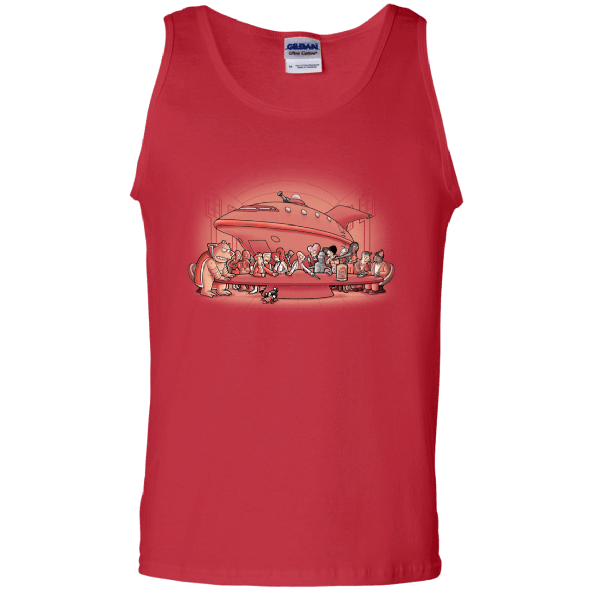 T-Shirts Red / S Future Dinner Men's Tank Top