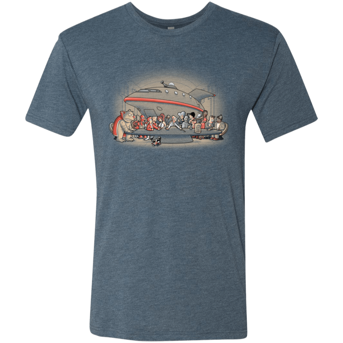 T-Shirts Indigo / S Future Dinner Men's Triblend T-Shirt