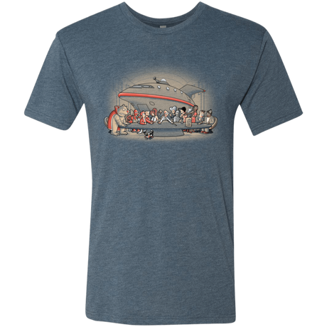T-Shirts Indigo / S Future Dinner Men's Triblend T-Shirt
