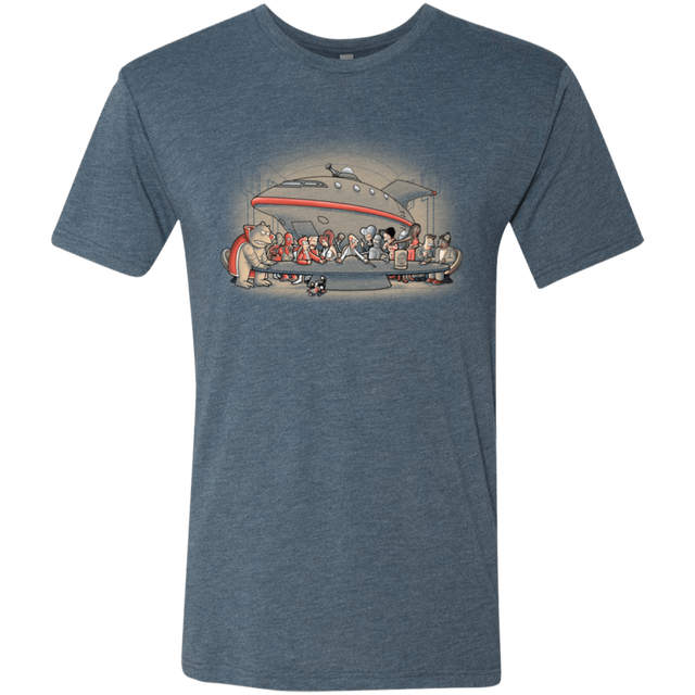 T-Shirts Indigo / S Future Dinner Men's Triblend T-Shirt