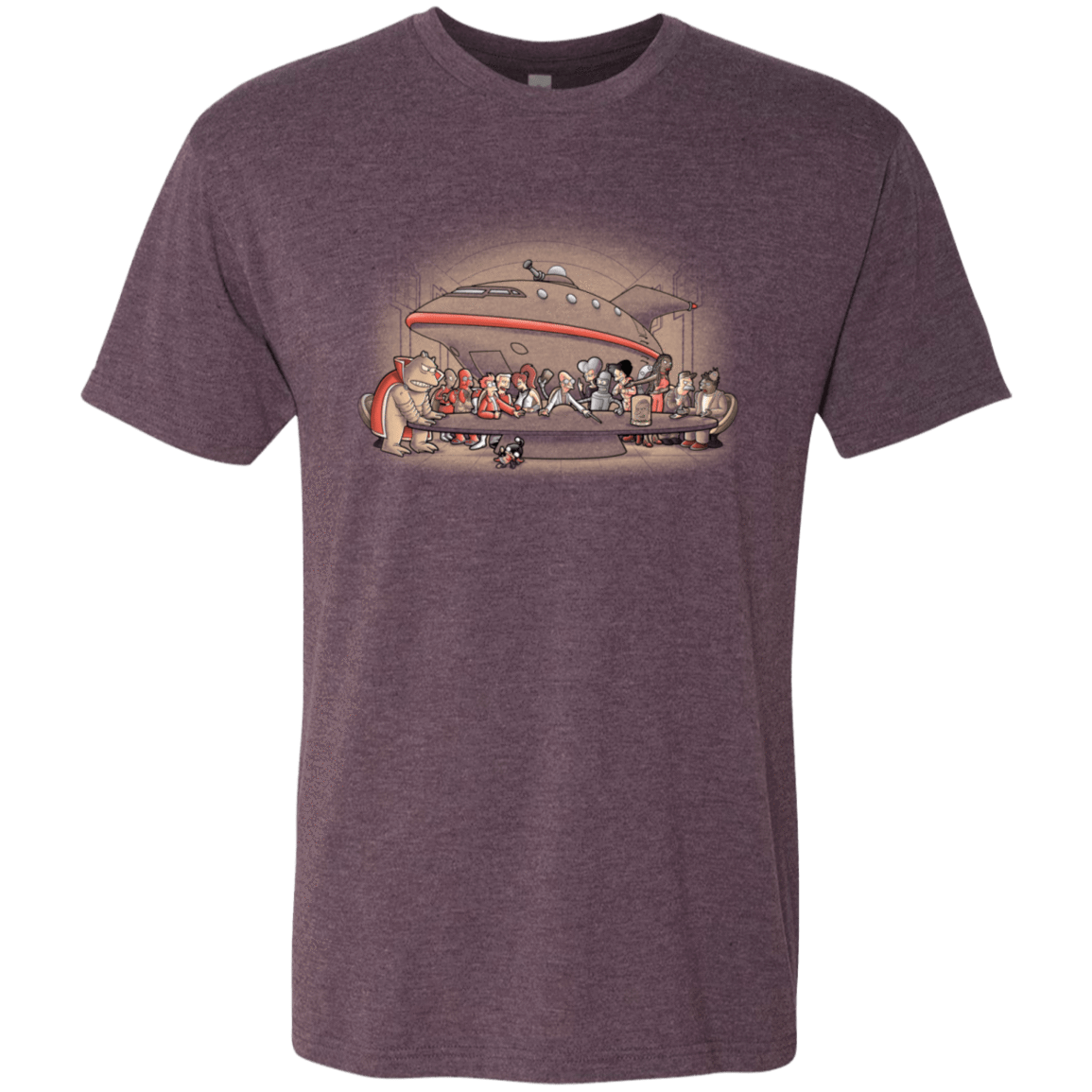 T-Shirts Vintage Purple / S Future Dinner Men's Triblend T-Shirt