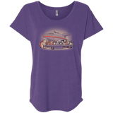 T-Shirts Purple Rush / X-Small Future Dinner Triblend Dolman Sleeve