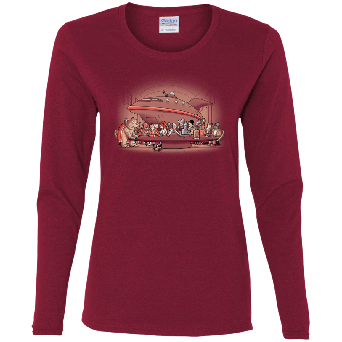 T-Shirts Cardinal / S Future Dinner Women's Long Sleeve T-Shirt