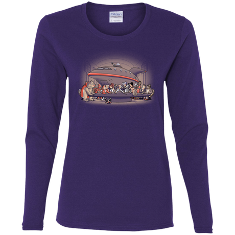 T-Shirts Purple / S Future Dinner Women's Long Sleeve T-Shirt