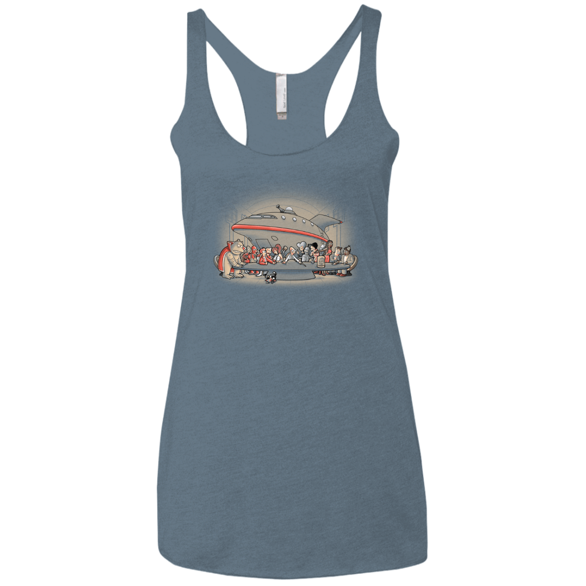 T-Shirts Indigo / X-Small Future Dinner Women's Triblend Racerback Tank