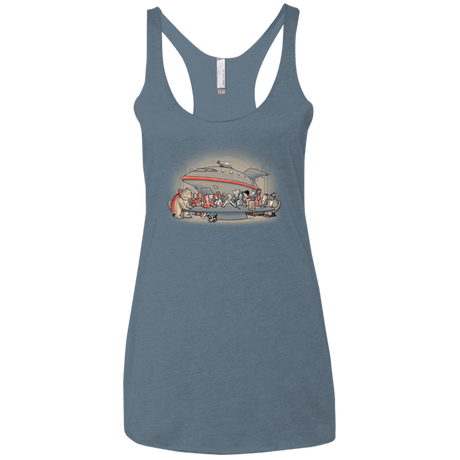 T-Shirts Indigo / X-Small Future Dinner Women's Triblend Racerback Tank