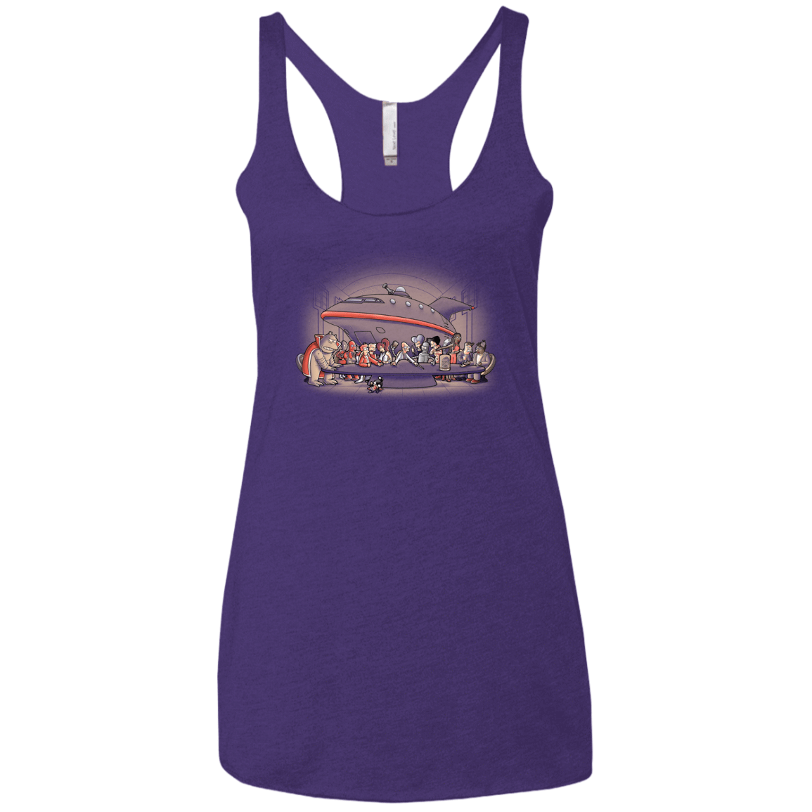 T-Shirts Purple Rush / X-Small Future Dinner Women's Triblend Racerback Tank