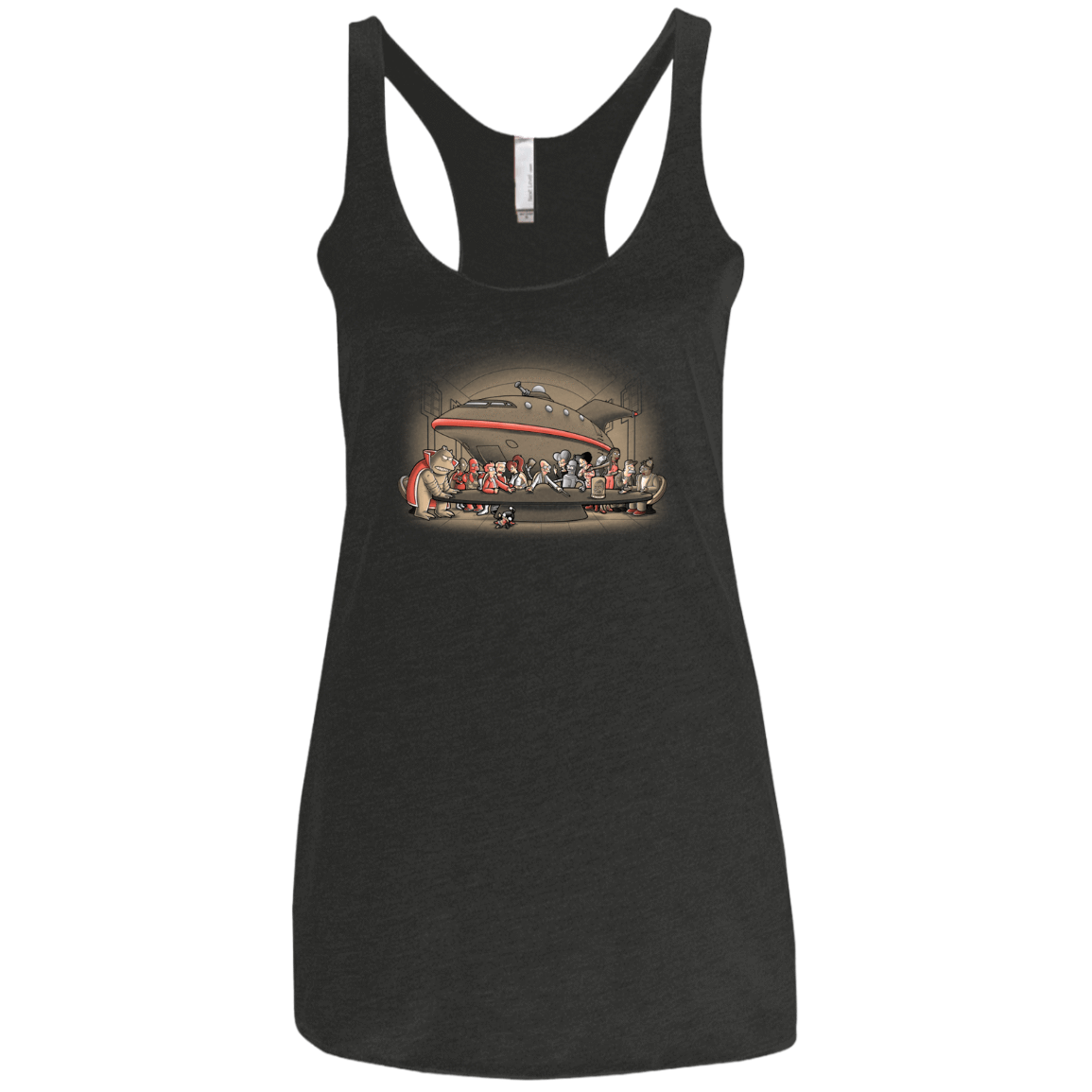 T-Shirts Vintage Black / X-Small Future Dinner Women's Triblend Racerback Tank