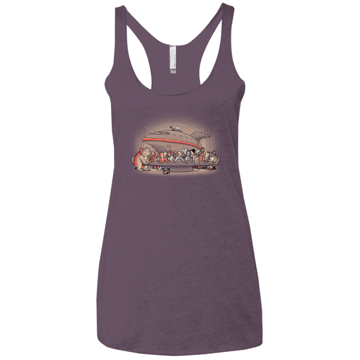 T-Shirts Vintage Purple / X-Small Future Dinner Women's Triblend Racerback Tank
