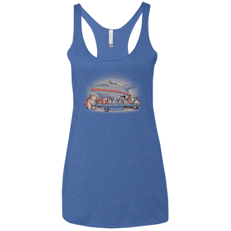 T-Shirts Vintage Royal / X-Small Future Dinner Women's Triblend Racerback Tank