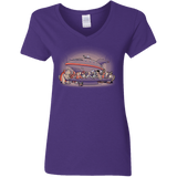 T-Shirts Purple / S Future Dinner Women's V-Neck T-Shirt