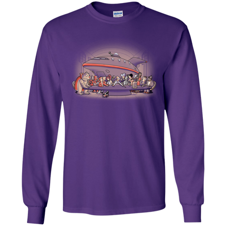 T-Shirts Purple / YS Future Dinner Youth Long Sleeve T-Shirt