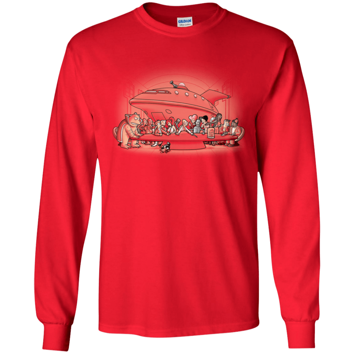 T-Shirts Red / YS Future Dinner Youth Long Sleeve T-Shirt