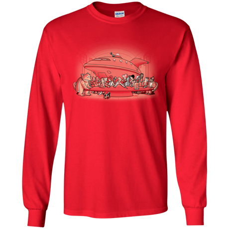 T-Shirts Red / YS Future Dinner Youth Long Sleeve T-Shirt