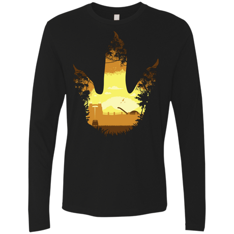 T-Shirts Black / S Future Footprints Men's Premium Long Sleeve