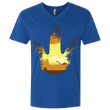 T-Shirts Royal / X-Small Future Footprints Men's Premium V-Neck