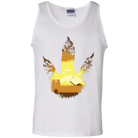 T-Shirts White / S Future Footprints Men's Tank Top