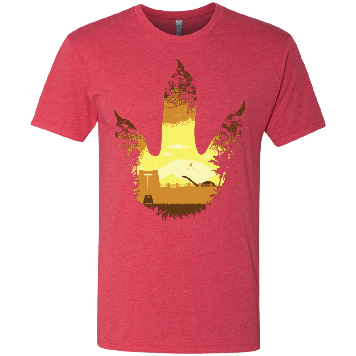 T-Shirts Vintage Red / S Future Footprints Men's Triblend T-Shirt