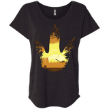 T-Shirts Vintage Black / X-Small Future Footprints Triblend Dolman Sleeve