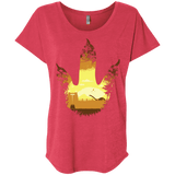 Future Footprints Triblend Dolman Sleeve