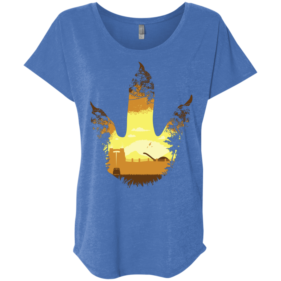 Future Footprints Triblend Dolman Sleeve