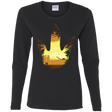 T-Shirts Black / S Future Footprints Women's Long Sleeve T-Shirt