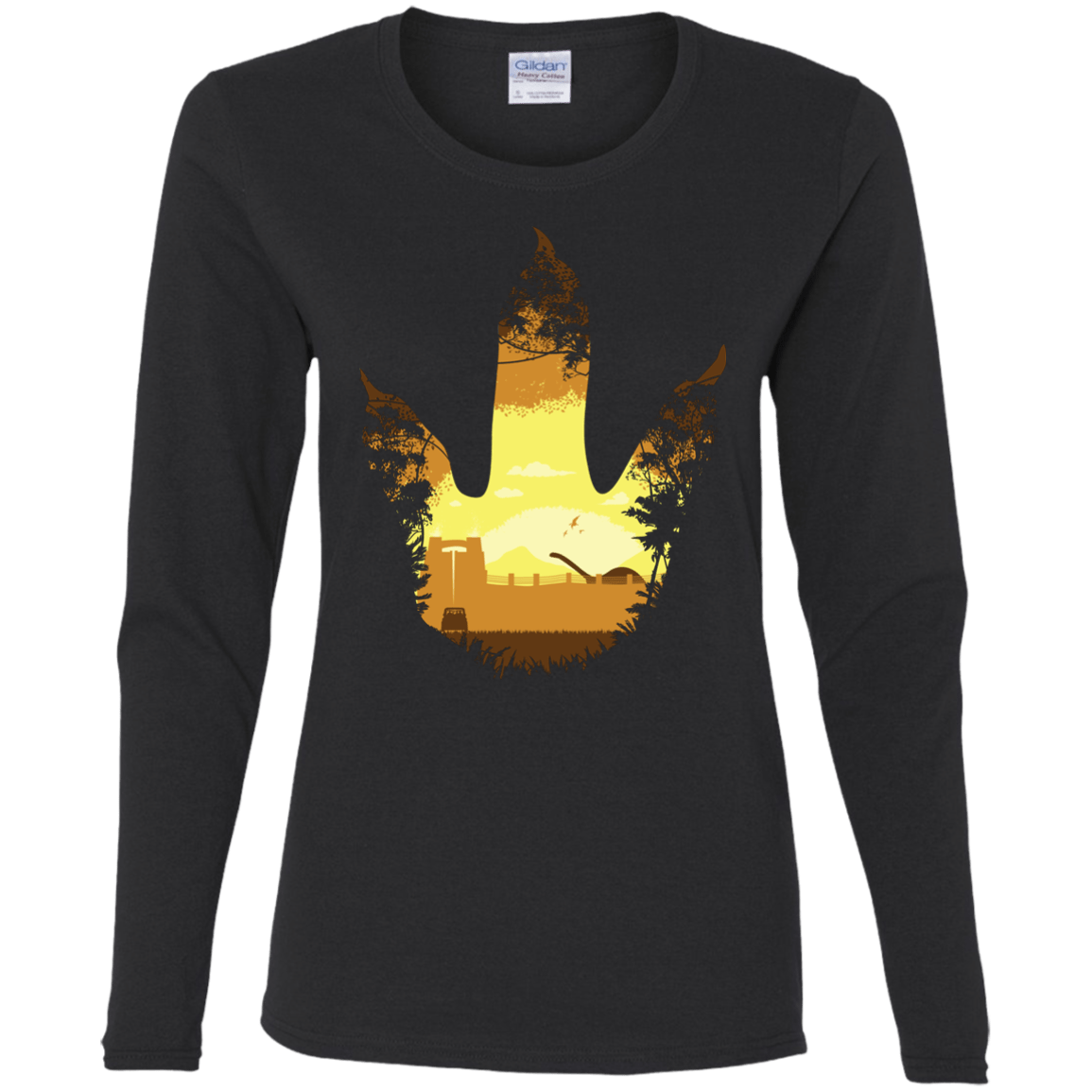 T-Shirts Black / S Future Footprints Women's Long Sleeve T-Shirt