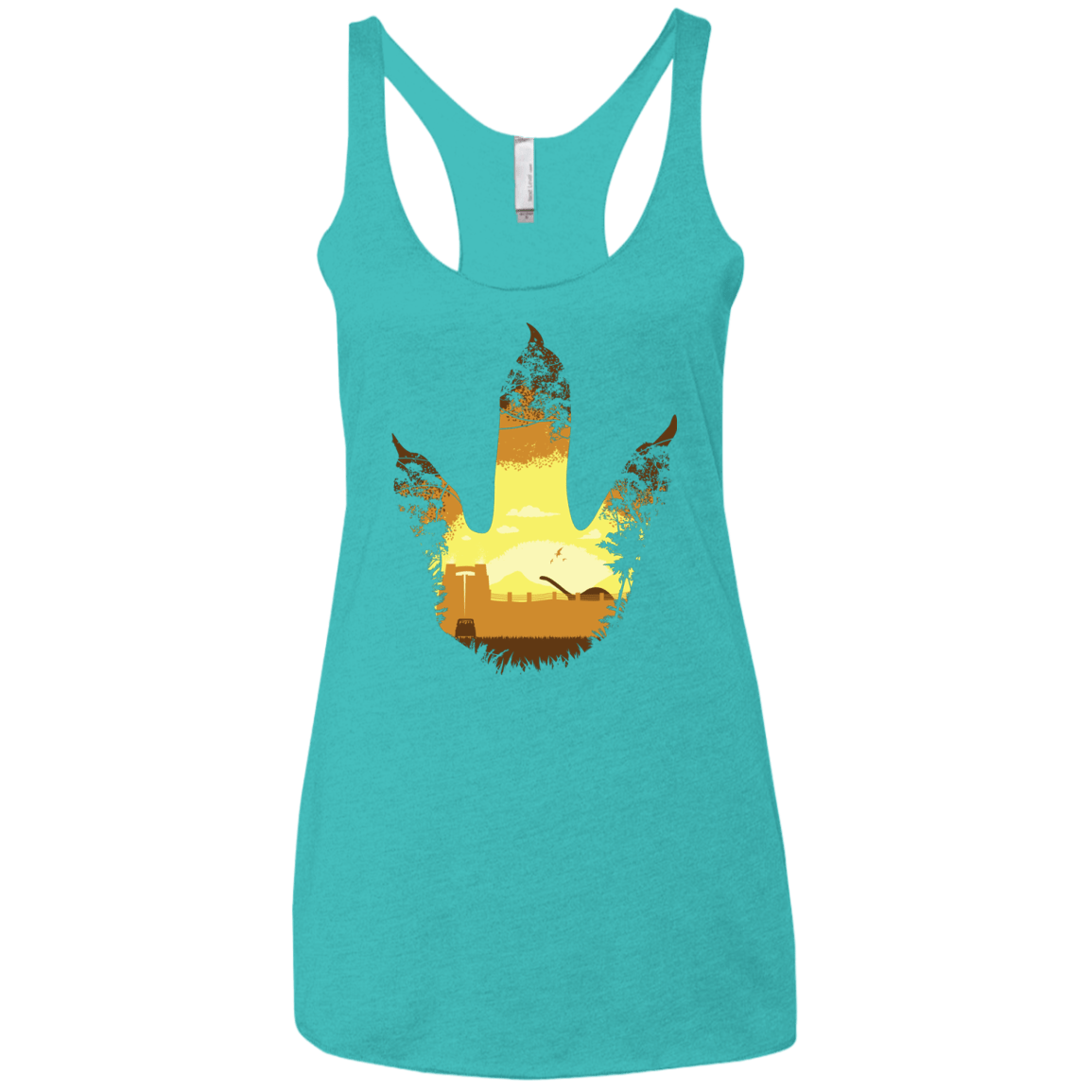 Future Footprints Women's Triblend Racerback Tank