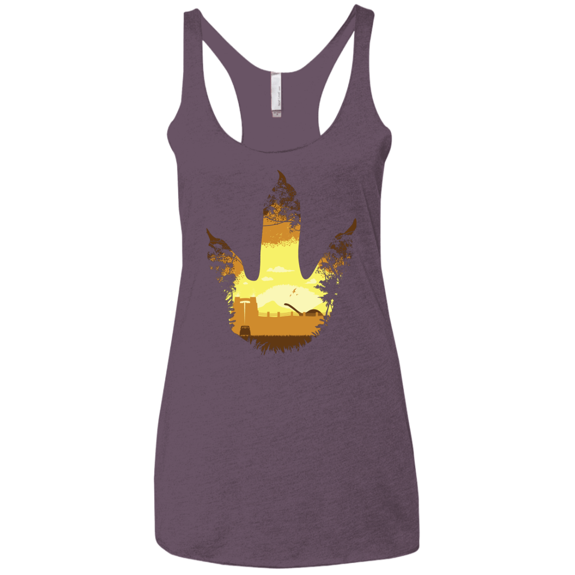 Future Footprints Women's Triblend Racerback Tank