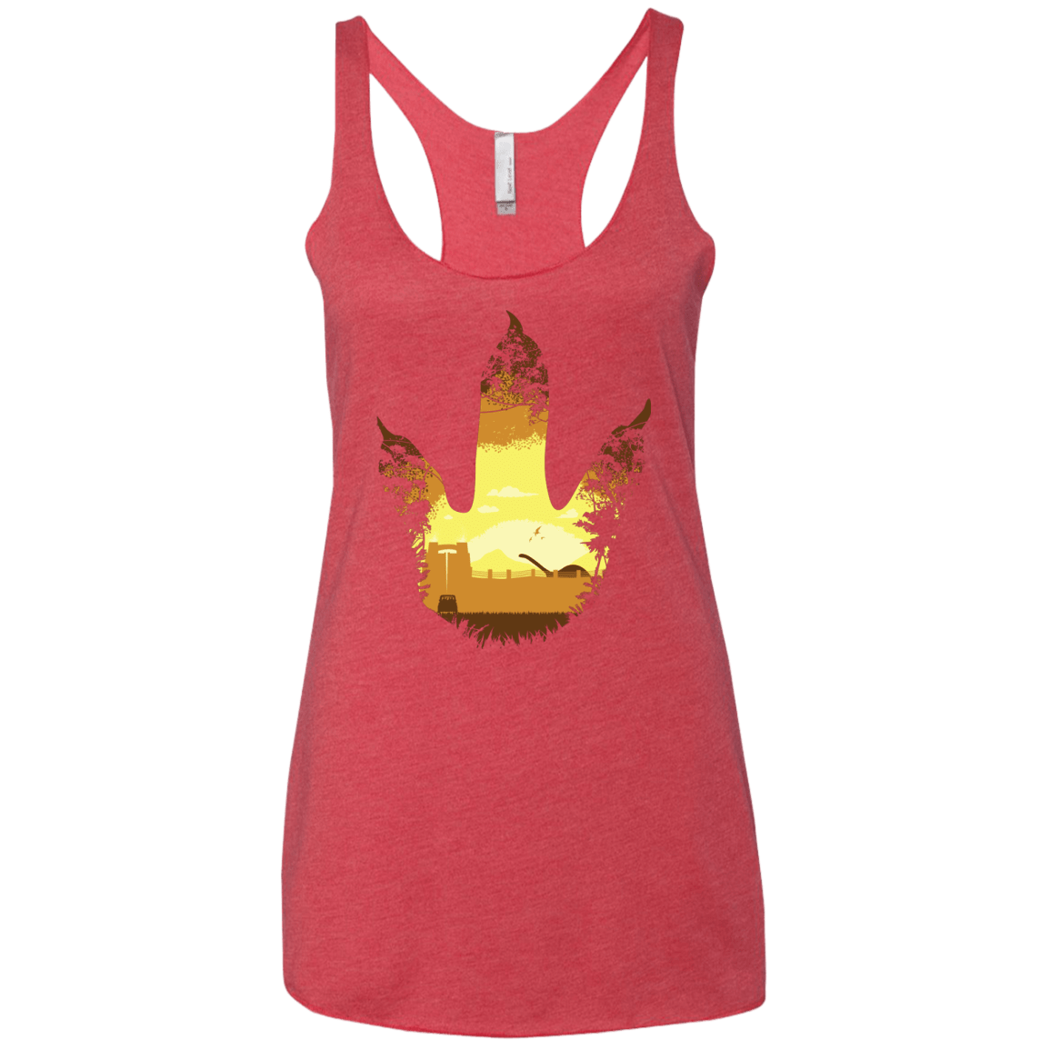 Future Footprints Women's Triblend Racerback Tank
