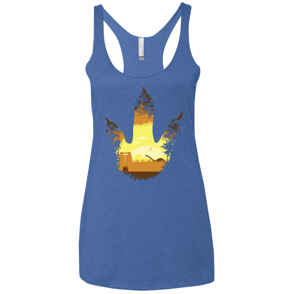 Future Footprints Women's Triblend Racerback Tank
