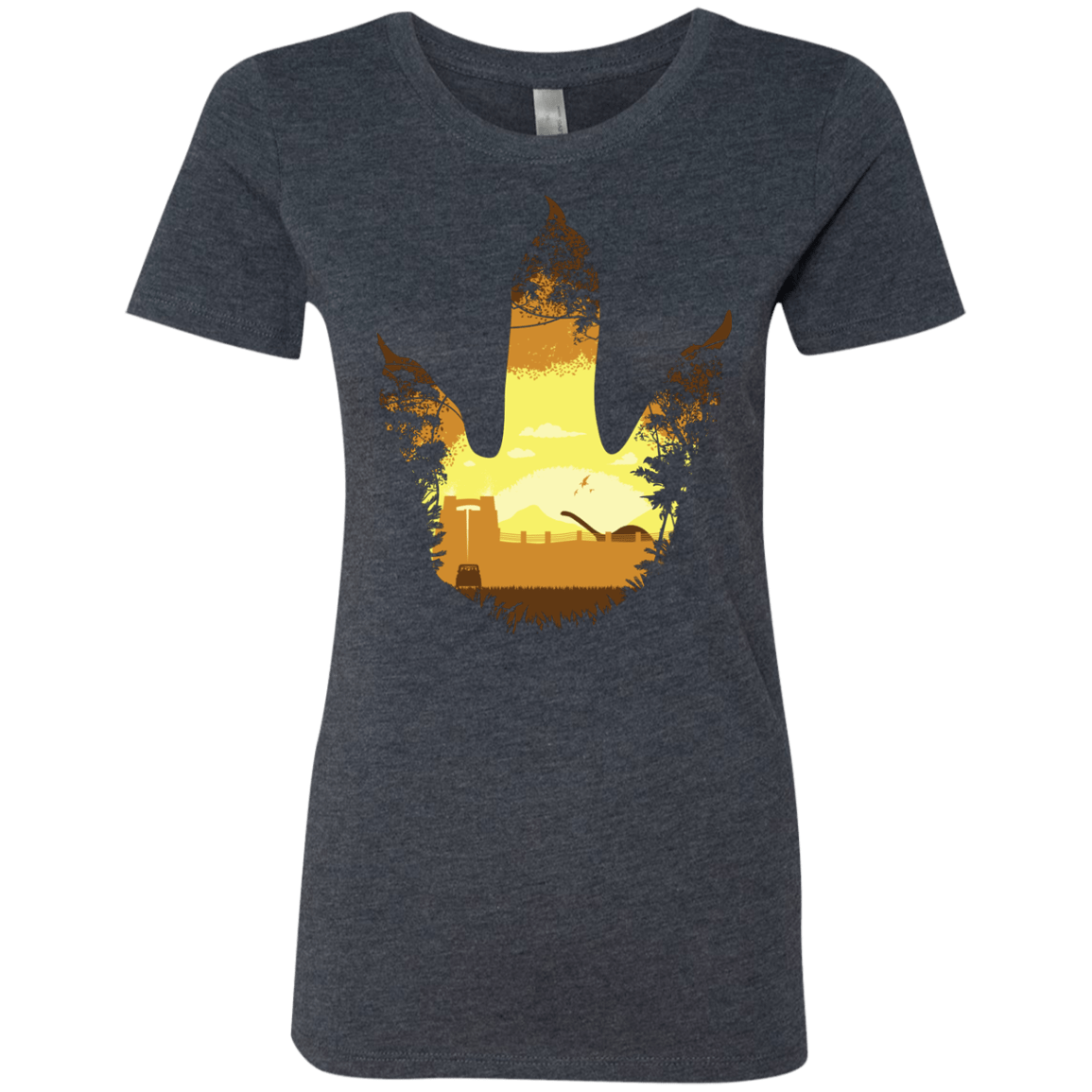 T-Shirts Vintage Navy / S Future Footprints Women's Triblend T-Shirt