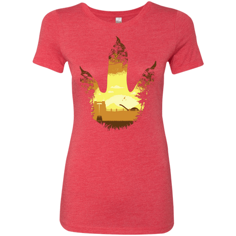T-Shirts Vintage Red / S Future Footprints Women's Triblend T-Shirt