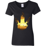 Future Footprints Women's V-Neck T-Shirt