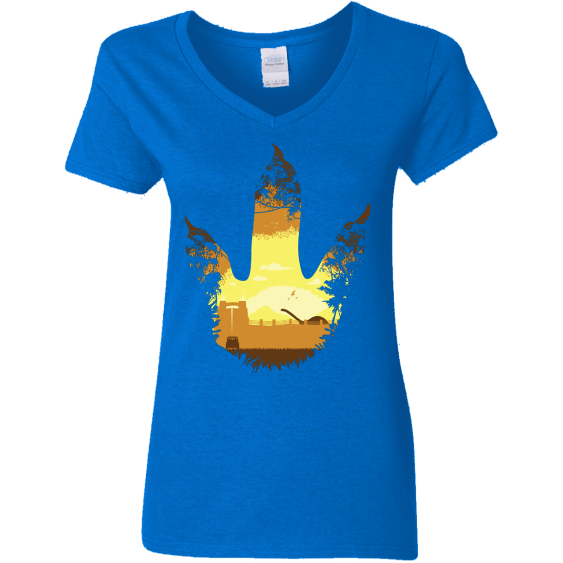 Future Footprints Women's V-Neck T-Shirt