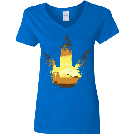 Future Footprints Women's V-Neck T-Shirt