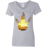 Future Footprints Women's V-Neck T-Shirt