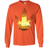 T-Shirts Orange / YS Future Footprints Youth Long Sleeve T-Shirt