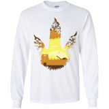 T-Shirts White / YS Future Footprints Youth Long Sleeve T-Shirt