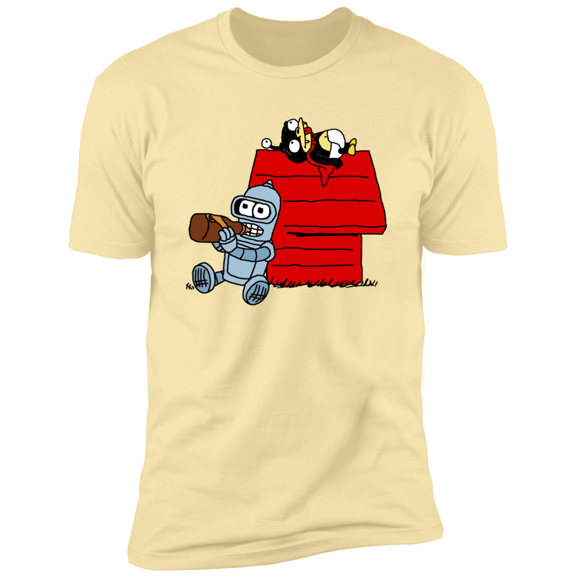 T-Shirts Banana Cream / S Future Nuts Men's Premium T-Shirt