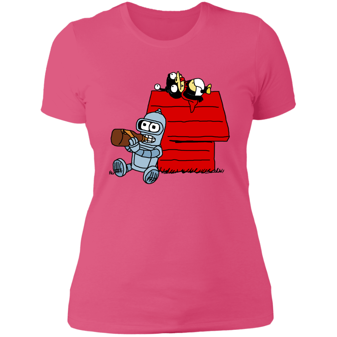 T-Shirts Hot Pink / S Future Nuts Women's Premium T-Shirt