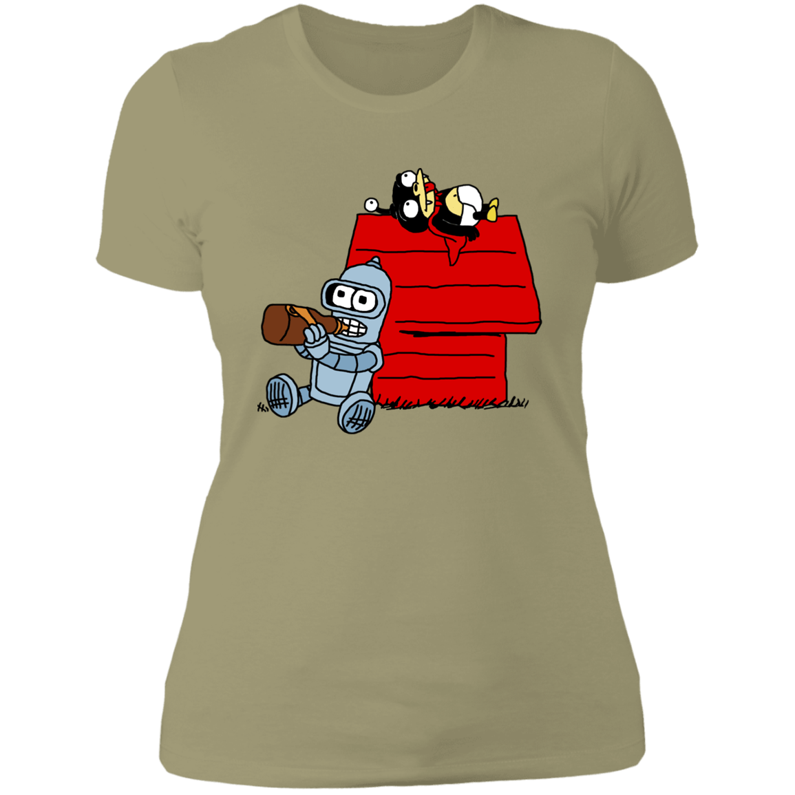 T-Shirts Light Olive / S Future Nuts Women's Premium T-Shirt