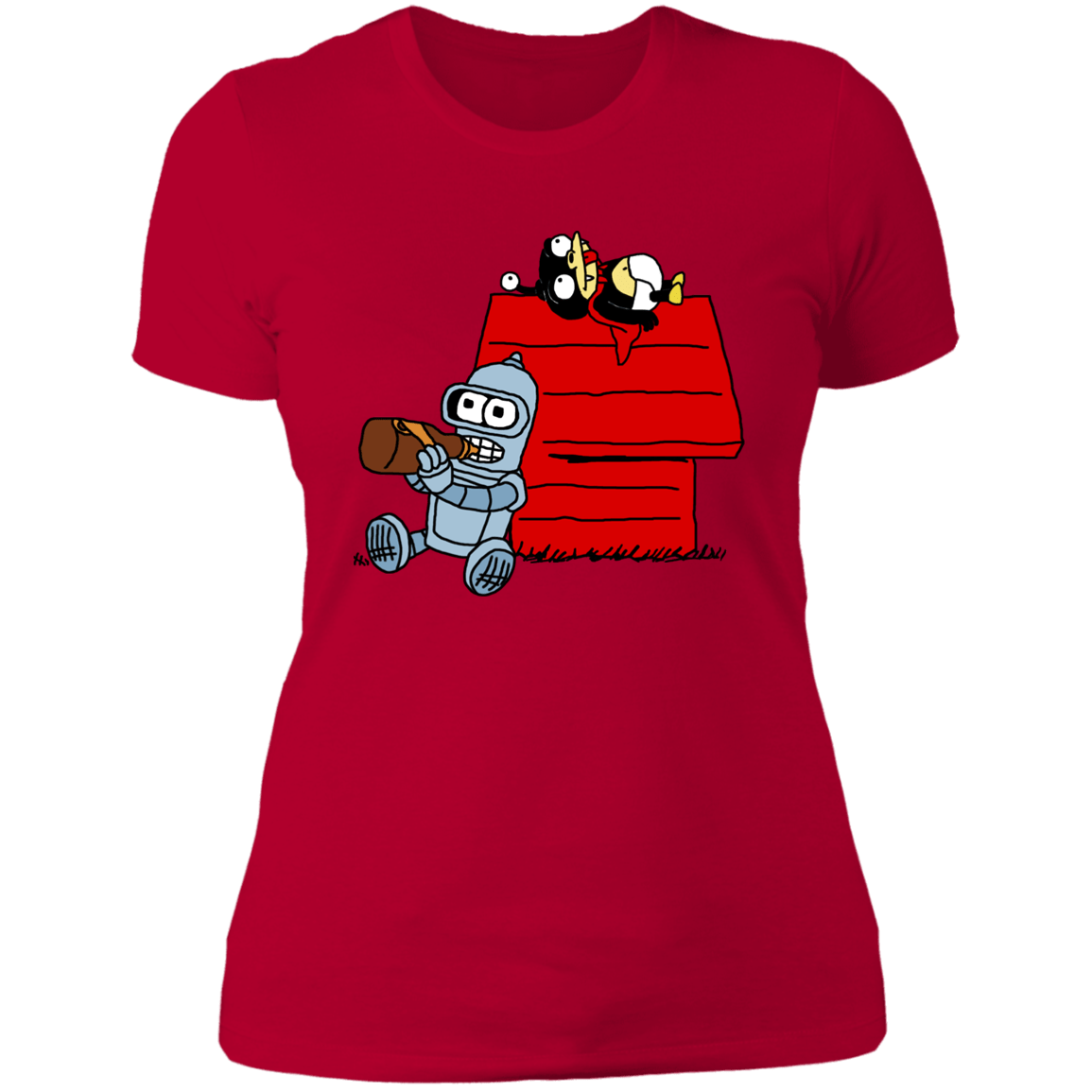 T-Shirts Red / S Future Nuts Women's Premium T-Shirt