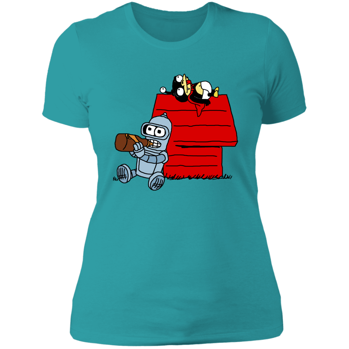 T-Shirts Tahiti Blue / S Future Nuts Women's Premium T-Shirt