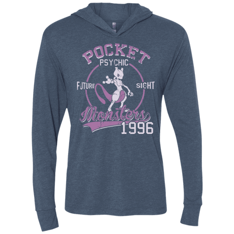 T-Shirts Indigo / X-Small Future Sight Triblend Long Sleeve Hoodie Tee