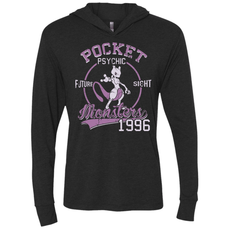 T-Shirts Vintage Black / X-Small Future Sight Triblend Long Sleeve Hoodie Tee