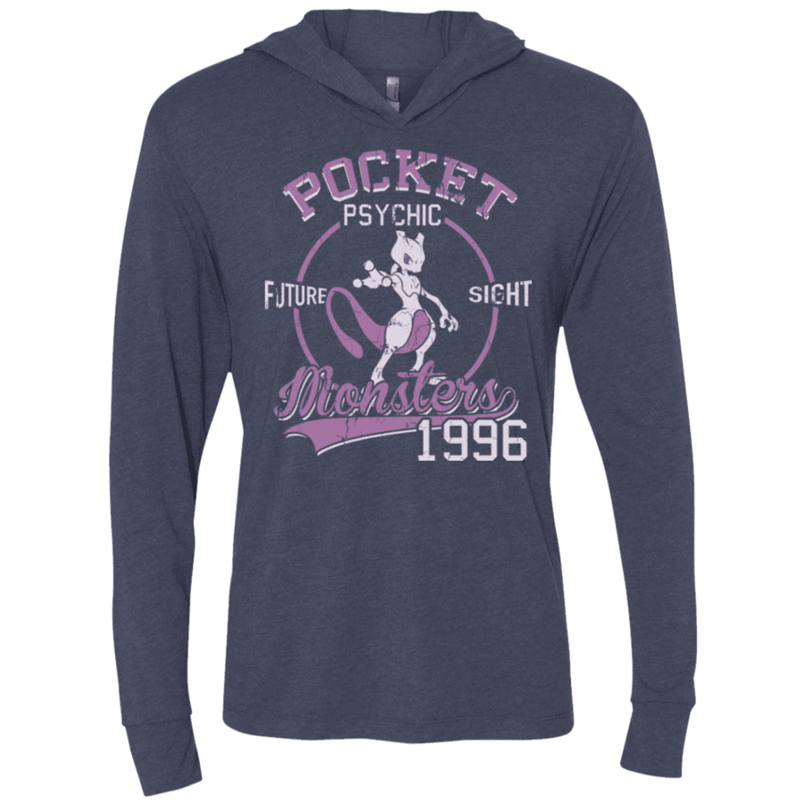 T-Shirts Vintage Navy / X-Small Future Sight Triblend Long Sleeve Hoodie Tee