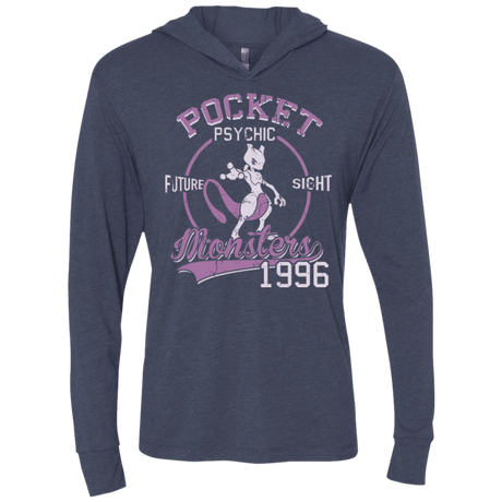 T-Shirts Vintage Navy / X-Small Future Sight Triblend Long Sleeve Hoodie Tee