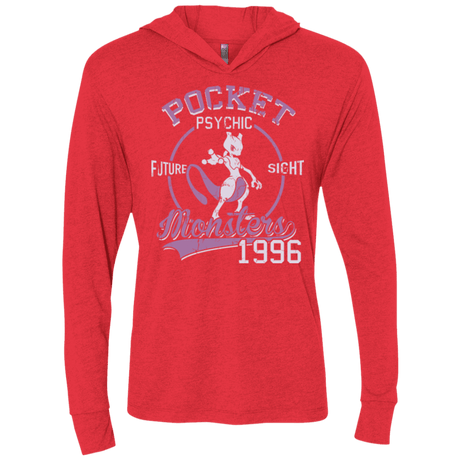 T-Shirts Vintage Red / X-Small Future Sight Triblend Long Sleeve Hoodie Tee